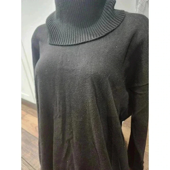 Michael Kors Brown Knit Crop Fringe Sweater Womens Size Small Medium Black - Picture 3 of 6